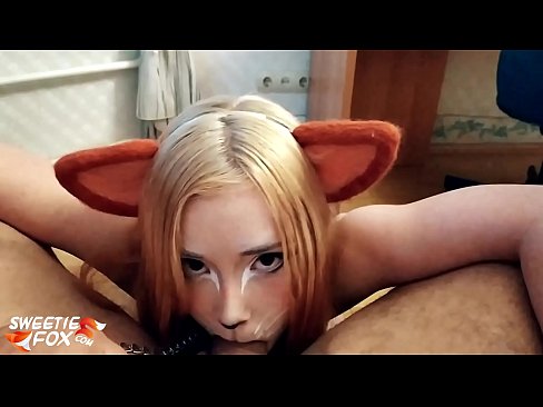 ❤️ Kitsune llyncu dick a cum yn ei cheg ☑Porno ar cy.xxxifuck.ru
